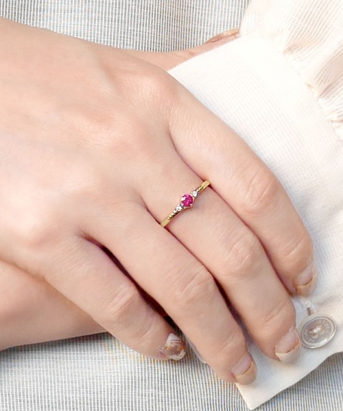 K10YG ルビー ダイヤモンド リング（リング）｜va vendome aoyama