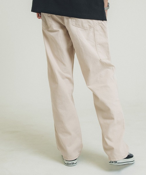 coca（coca）（コカ）の「メンズワイドチノパンツ（チノパンツ・メンズ・アイボリー/ブラック・M/L/XL）」の6枚目の写真