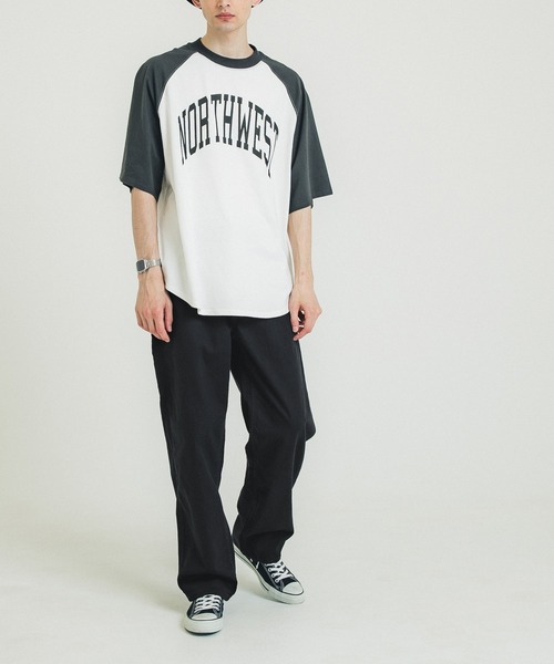 coca（coca）（コカ）の「メンズワイドチノパンツ（チノパンツ・メンズ・アイボリー/ブラック・M/L/XL）」の9枚目の写真