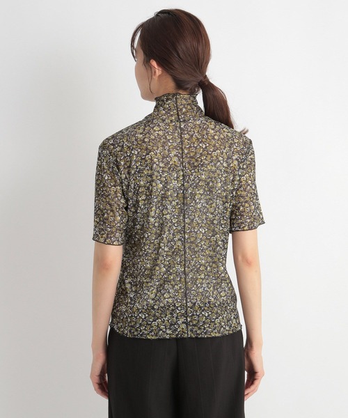 Andemiu(アンデミュウ)の「フルーレットプリントシアーT962803(Tシャツ/カットソー・レディース・ブラウン/イエロー/ブルー・FREE)」の12枚目の写真