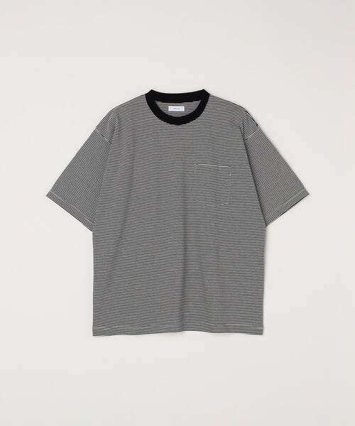 SHIPS any（シップス エニィ）の「SHIPS any: ベーシック ボーダー バリエーション Tシャツ◇（Tシャツ/カットソー・メンズ・コバルトブルー/ロイヤルブルー/ダークブルー/グレー系/ブルー系/ブルー/ダークグレー/ネイビー/チャコールグレー/ライトブルー/スカイブルー/ブラック・SMALL/MEDIUM/LARGE）」の5枚目の写真