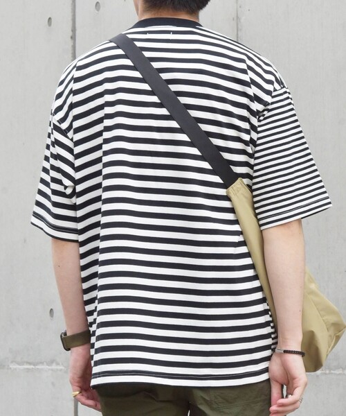 SHIPS any（シップス エニィ）の「SHIPS any: ベーシック ボーダー バリエーション Tシャツ◇（Tシャツ/カットソー・メンズ・コバルトブルー/ロイヤルブルー/ダークブルー/グレー系/ブルー系/ブルー/ダークグレー/ネイビー/チャコールグレー/ライトブルー/スカイブルー/ブラック・SMALL/MEDIUM/LARGE）」の18枚目の写真