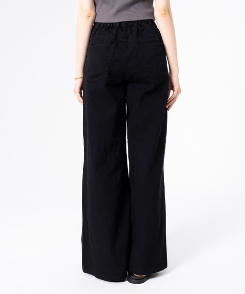 PERSON'S(パーソンズ)の「PERSON'S/パーソンズ OTONA バギー ウエストゴム ボトムス デニムパンツ ジーンズ(デニムパンツ・レディース・ワンウォッシュ/ブラック・L/M/S/XS)」の6枚目の写真