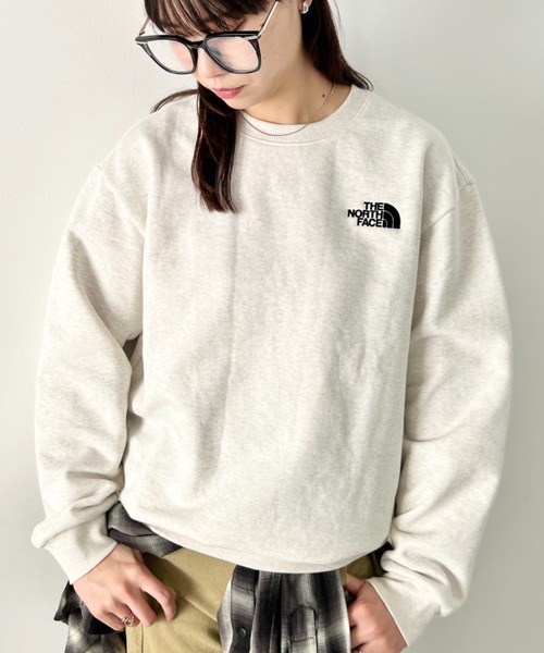 THE NORTH FACE（ザノースフェイス）の「国内未発売 THE NORTH FACE(ザ・ノースフェイス)/ベーシック コットン ワンポイント ロゴ スウェット サイズ展開豊富 大きめサイズあり/M'S DAILY SWEATSHIRTS（スウェット・レディース・ブラック/ベージュ/ライラック/グレー/ストーン/ライトグレー/クリーム/オートミール・L/M/XXL/XL/S）」の20枚目の写真