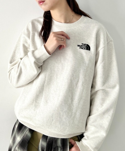 THE NORTH FACE（ザノースフェイス）の「国内未発売 THE NORTH FACE(ザ・ノースフェイス)/ベーシック コットン ワンポイント ロゴ スウェット サイズ展開豊富 大きめサイズあり/M'S DAILY SWEATSHIRTS（スウェット・レディース・ブラック/ベージュ/ライラック/グレー/ストーン/ライトグレー/クリーム/オートミール・L/M/XXL/XL/S）」の19枚目の写真