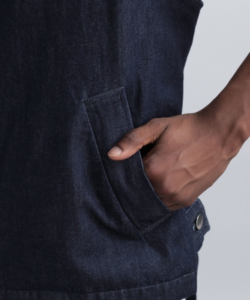 HARE（ハレ）の「ベルテッドデニムベスト(HARE)（ベスト・メンズ・インディゴブルー/ブラック・FREE）」の19枚目の写真
