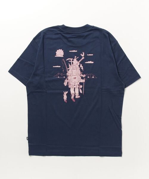 NEW BALANCE(ニューバランス)の「New Balance Hiker リラックスショートスリーブTシャツ(Tシャツ/カットソー・メンズ・ネイビー/ライトグレー・X-LARGE/XX-LARGE/MEDIUM/LARGE/SMALL)」の5枚目の写真