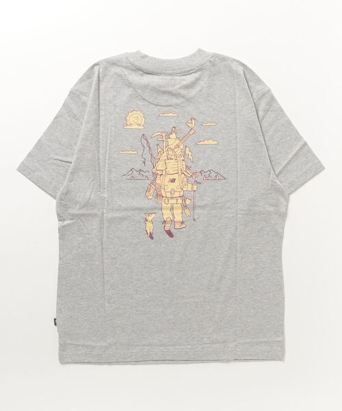 NEW BALANCE(ニューバランス)の「New Balance Hiker リラックスショートスリーブTシャツ(Tシャツ/カットソー・メンズ・ネイビー/ライトグレー・X-LARGE/XX-LARGE/MEDIUM/LARGE/SMALL)」の6枚目の写真