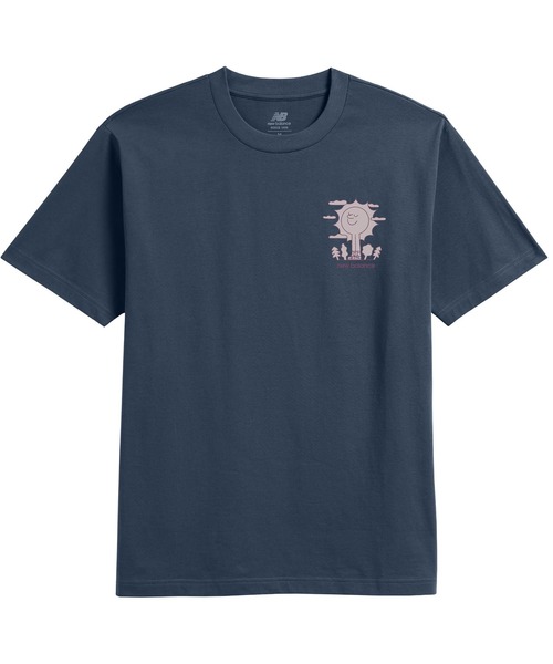 NEW BALANCE(ニューバランス)の「New Balance Hiker リラックスショートスリーブTシャツ(Tシャツ/カットソー・メンズ・ネイビー/ライトグレー・X-LARGE/XX-LARGE/MEDIUM/LARGE/SMALL)」の4枚目の写真
