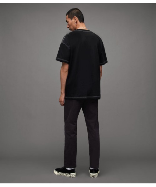 ALLSAINTS（オールセインツ）の「WALDE SKINNY CHINO TROUSERS | WALDE スキニー チノ トラウザー（チノパンツ・メンズ・ブラック系その他・32/30/31/28）」の6枚目の写真