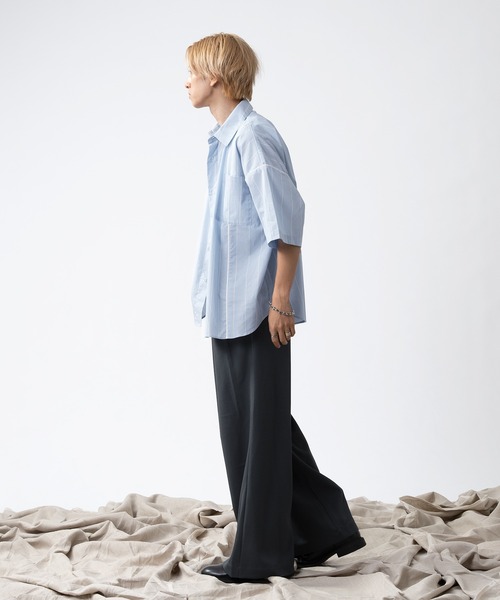 selle glant（セレグランテ）の「WAIST HOOK WIDE PANTS / ウエスト