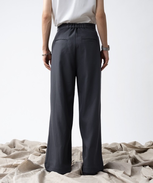 selle glant（セレグランテ）の「WAIST HOOK WIDE PANTS / ウエスト
