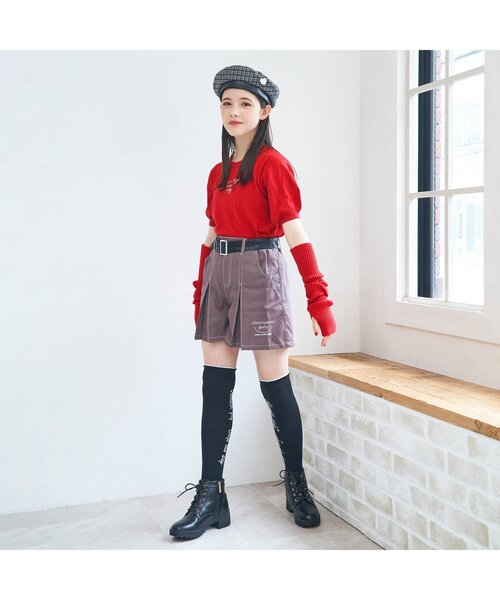algy（アルジー）の「サークルシシュウベレー（ハンチング/ベレー帽・キッズ・ブラック/サックスブルー/ベージュ・SMALL/MEDIUM）」の11枚目の写真