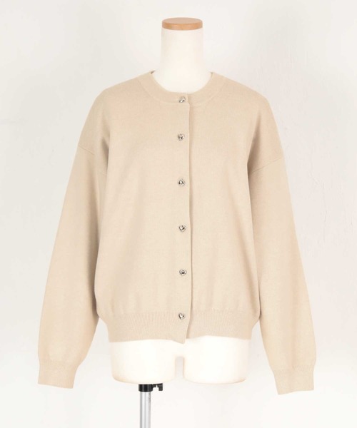 titivate(ティティベイト)の「ハート釦カーディガン(カーディガン/ボレロ・レディース・ブルー/ライトベージュ/ブラック/グリーン・M/S)」の13枚目の写真
