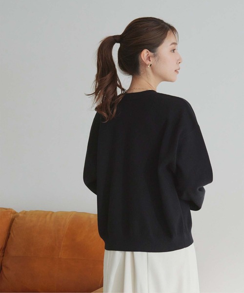 titivate(ティティベイト)の「ハート釦カーディガン(カーディガン/ボレロ・レディース・ブルー/ライトベージュ/ブラック/グリーン・M/S)」の6枚目の写真