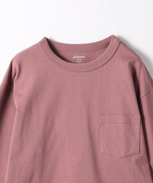 green label relaxing(グリーンレーベルリラクシング)の「ヘビーウェイト クルーネック カットソー(Tシャツ/カットソー・メンズ・ピンク/ダークグレー/ケリー/オフホワイト・M/XXL/L/S/XL)」の12枚目の写真