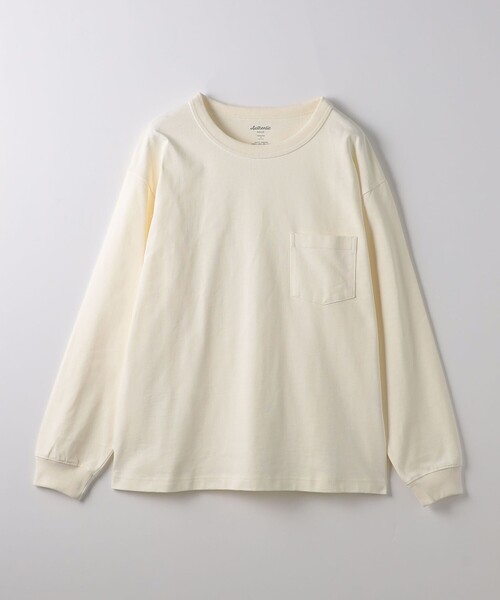 green label relaxing(グリーンレーベルリラクシング)の「ヘビーウェイト クルーネック カットソー(Tシャツ/カットソー・メンズ・ピンク/ダークグレー/ケリー/オフホワイト・M/XXL/L/S/XL)」の16枚目の写真