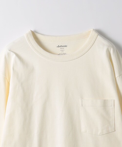 green label relaxing(グリーンレーベルリラクシング)の「ヘビーウェイト クルーネック カットソー(Tシャツ/カットソー・メンズ・ピンク/ダークグレー/ケリー/オフホワイト・M/XXL/L/S/XL)」の18枚目の写真