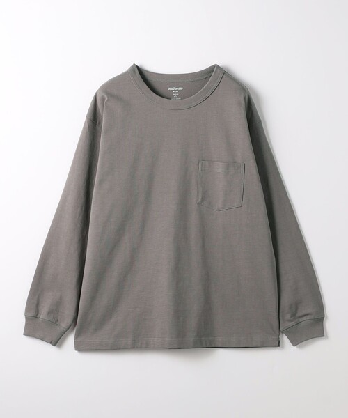 green label relaxing(グリーンレーベルリラクシング)の「ヘビーウェイト クルーネック カットソー(Tシャツ/カットソー・メンズ・ピンク/ダークグレー/ケリー/オフホワイト・M/XXL/L/S/XL)」の20枚目の写真