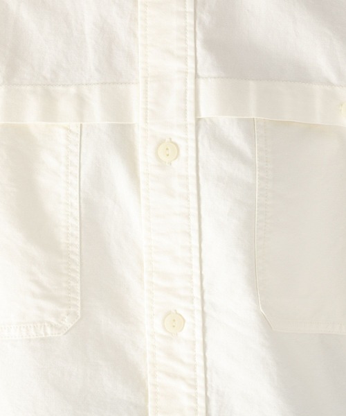 niko and...（ニコアンド）の「製品染めオックスシャツ（シャツ/ブラウス・レディース・オフホワイト/オレンジ/カーキ・MEDIUM/LARGE）」の15枚目の写真