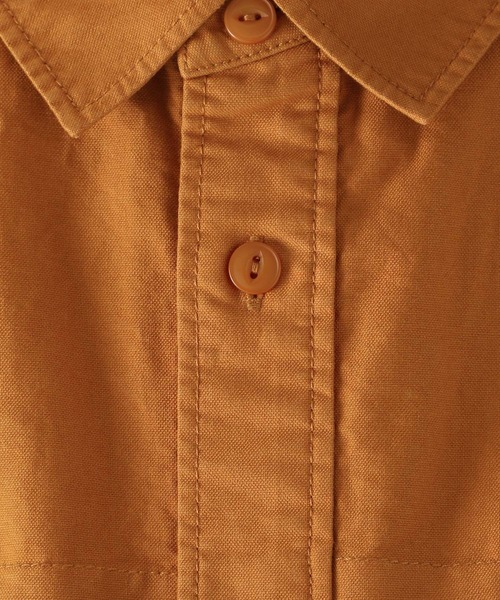 niko and...（ニコアンド）の「製品染めオックスシャツ（シャツ/ブラウス・レディース・オフホワイト/オレンジ/カーキ・MEDIUM/LARGE）」の16枚目の写真