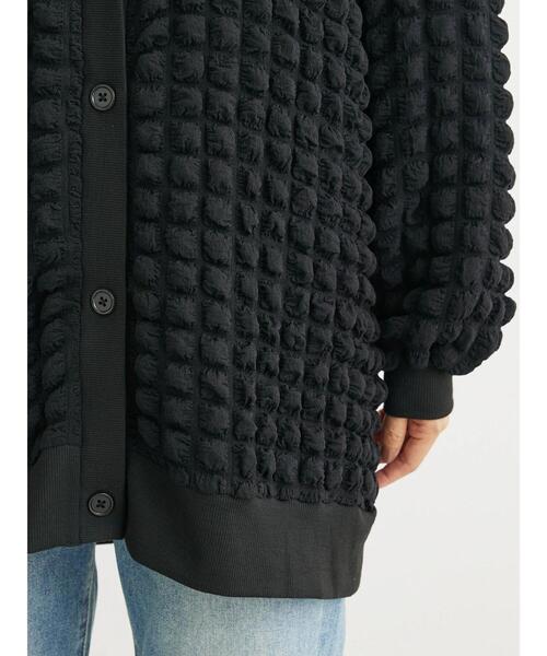 RAY CASSIN FAVORI(レイカズンフェバリ)の「・RAY CASSIN ポップコーンカーディガン(カーディガン/ボレロ・レディース・ブルー/ライトグレー/グレイッシュベージュ/ブラック・FREE)」の17枚目の写真