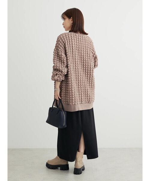 RAY CASSIN FAVORI(レイカズンフェバリ)の「・RAY CASSIN ポップコーンカーディガン(カーディガン/ボレロ・レディース・ブルー/ライトグレー/グレイッシュベージュ/ブラック・FREE)」の20枚目の写真