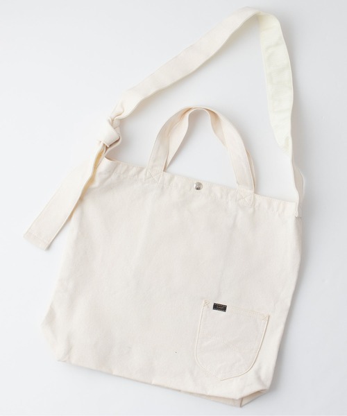 Lee（リー）の「【LEE/リー】ブランドロゴ斜めプリント 2WAYバッグ ロゴプリント トートバッグ　ショルダーバッグ（トートバッグ・メンズ・オレンジ/ブラック/シルバー・FREE）」の14枚目の写真