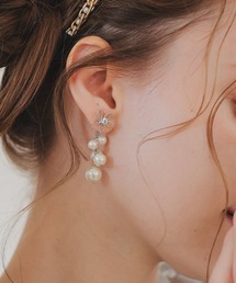 Dorry Doll（ドリードール）の「フラワーモチーフパールピアス（ピアス（両耳用））」