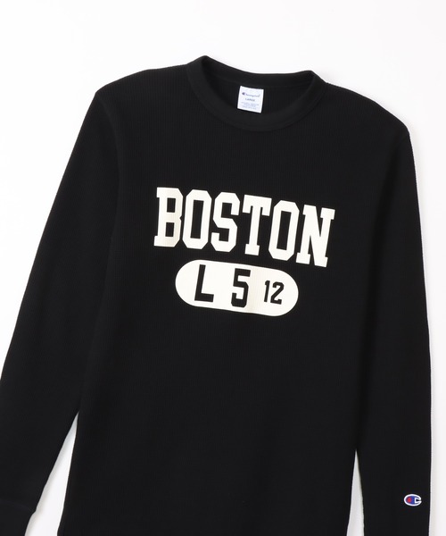 Champion(チャンピオン)の「【Champion/チャンピオン】メンズ ベーシック ロングスリーブTシャツ(Tシャツ/カットソー・メンズ・ネイビー/ブラック系その他2/ホワイト×ネイビー/モカ/グレー/ホワイト系その他7/オリーブ/ブラック系その他・LARGE/MEDIUM/X-LARGE/SMALL)」の12枚目の写真