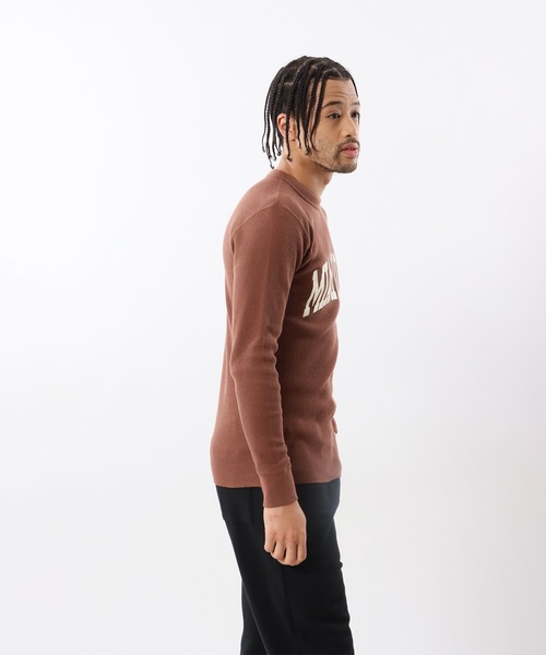 Champion(チャンピオン)の「【Champion/チャンピオン】メンズ ベーシック ロングスリーブTシャツ(Tシャツ/カットソー・メンズ・ネイビー/ブラック系その他2/ホワイト×ネイビー/モカ/グレー/ホワイト系その他7/オリーブ/ブラック系その他・LARGE/MEDIUM/X-LARGE/SMALL)」の22枚目の写真