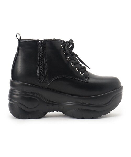 cs T&P（シーエスティーアンドピー）の「厚底サイドジップスニーカー（スニーカー・レディース・ブラック/ホワイト/ブラック系8/ホワイト系9・S/M/L/LL）」の8枚目の写真