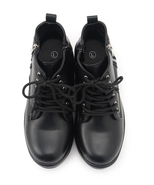 cs T&P（シーエスティーアンドピー）の「厚底サイドジップスニーカー（スニーカー・レディース・ブラック/ホワイト/ブラック系8/ホワイト系9・S/M/L/LL）」の10枚目の写真