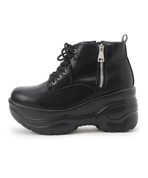 cs T&P（シーエスティーアンドピー）の「厚底サイドジップスニーカー（スニーカー・レディース・ブラック/ホワイト/ブラック系8/ホワイト系9・S/M/L/LL）」の15枚目の写真