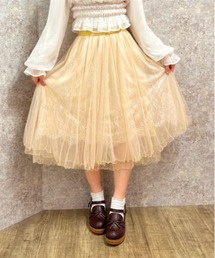 axes femme POETIQUE | フェイバリットカラーＳＫ(スカート)