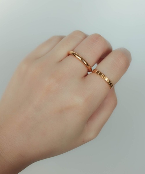 ebine(エビネ)の「金属アレルギー対応/Tube Ring / 3mm(太)/ サージカルステンレス/リング(リング・レディース・シルバー/ゴールド・9号/11号/13号/16号)」の11枚目の写真