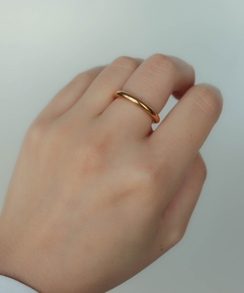 ebine(エビネ)の「金属アレルギー対応/Tube Ring / 3mm(太)/ サージカルステンレス/リング(リング・レディース・シルバー/ゴールド・9号/11号/13号/16号)」の12枚目の写真