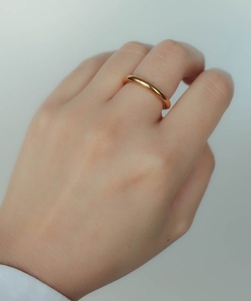 ebine(エビネ)の「金属アレルギー対応/Tube Ring / 3mm(太)/ サージカルステンレス/リング(リング・レディース・シルバー/ゴールド・9号/11号/13号/16号)」の13枚目の写真