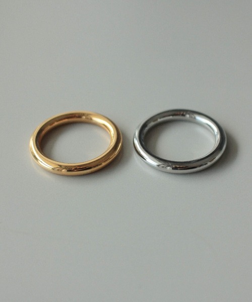 ebine(エビネ)の「金属アレルギー対応/Tube Ring / 3mm(太)/ サージカルステンレス/リング(リング・レディース・シルバー/ゴールド・9号/11号/13号/16号)」の17枚目の写真