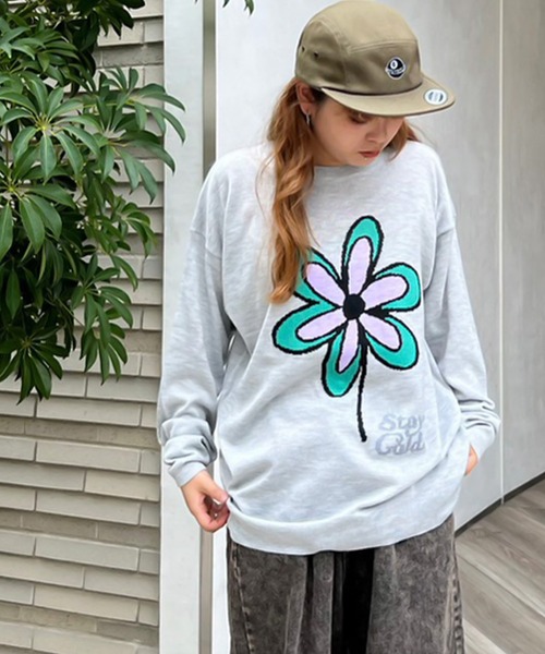 【STAYGOLD】フラワーモチーフ クルーニット / Flower Motif Crew Knit（ニット/セーター）｜STAY GOLD（ステイゴールド） mdprevattcaulkingandwaterproofing.com
