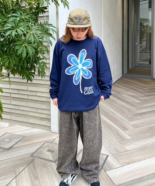 【STAYGOLD】フラワーモチーフ クルーニット / Flower Motif Crew Knit（ニット/セーター）｜STAY GOLD（ステイゴールド） mdprevattcaulkingandwaterproofing.com