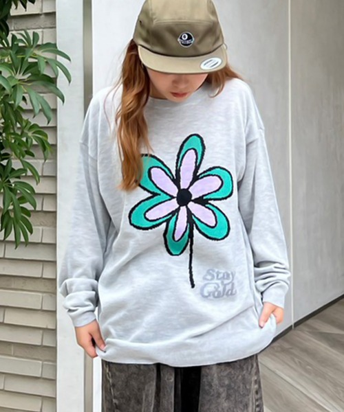 【STAYGOLD】フラワーモチーフ クルーニット / Flower Motif Crew Knit（ニット/セーター）｜STAY GOLD（ステイゴールド） mdprevattcaulkingandwaterproofing.com