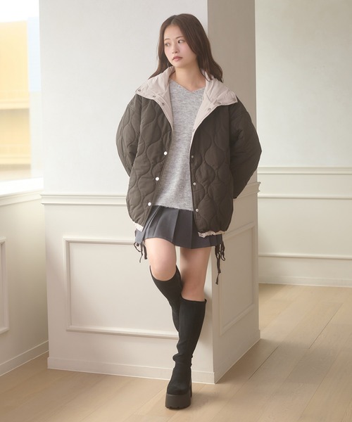 セール】reversible quilting jacket / リバーシブルキルティング