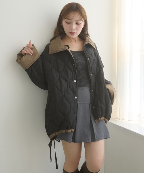 セール】reversible quilting jacket / リバーシブルキルティング