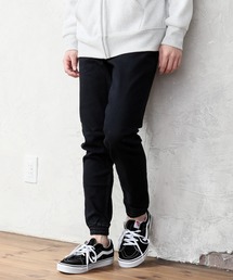 TopIsm | スーパーストレッチ ウエストシャーリングデニムジョガーパンツ(デニムパンツ)