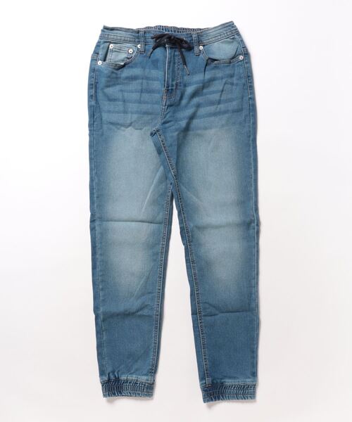 TopIsm(トップイズム)の「スーパーストレッチ ウエストシャーリングデニムジョガーパンツ(デニムパンツ・メンズ・ブラック/サックスブルー/ダークインディゴブルー/インディゴブルー/グレー/ライトグレー/ブルー・M/L/XL)」の16枚目の写真