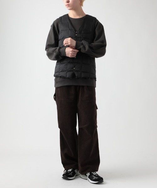 TAION(タイオン)の「【TAION】TAION-003 V NECK BUTTON DOWN GILET(ベスト・メンズ・ブラック/ダークネイビー/ダークブラウン/ダークグレー・XL/M/L/S)」の15枚目の写真