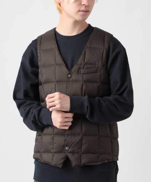 TAION(タイオン)の「【TAION】TAION-003 V NECK BUTTON DOWN GILET(ベスト・メンズ・ブラック/ダークネイビー/ダークブラウン/ダークグレー・XL/M/L/S)」の22枚目の写真