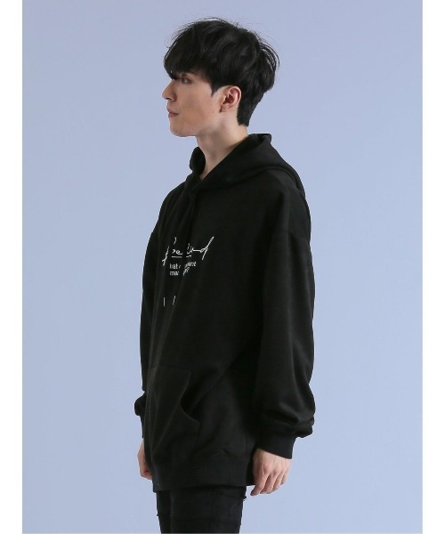 semantic design（セマンティックデザイン）の「【ストレッチ】セマンティックデザイン 刺繍プルパーカー（パーカー・メンズ・ベージュ/ホワイト/ブラック・LARGE/MEDIUM）」の15枚目の写真