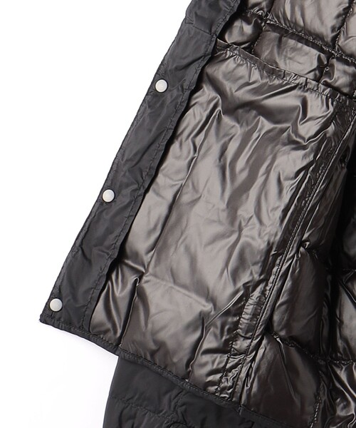 セール】＜TAION＞ベーシック クルーネック ボタン インナー ダウン